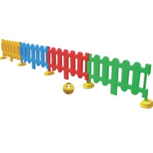 Hàng rào mầm non nhựa đúc 01