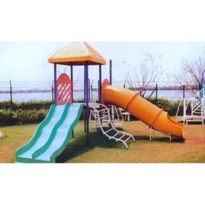 Cầu trượt Nhà chòi 2 khối